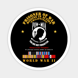 POW - MIA - Phil - Thoughts w WWII POW SVC Magnet